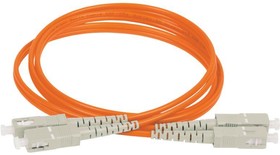 FPC50-SCU-SCU-C2L-3M, Патч-корд оптический соединительный (шнур коммутационный) для многомодового кабеля (MM) 50/125 (OM2) SC/UPC-SC/UPC дво