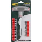 56235, T-shaped screwdriver, 11 CrV bits and 9 heads