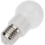 405-512, Лампа шар Е27 9 LED ø50мм RGB