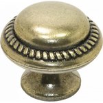 Ручка ZA0460 кнопка, брашированная старинная бронза BAB 69592
