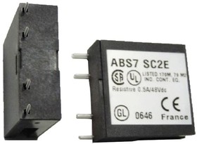 ABS7SC2E, Solid State Relays - Industrial Mount SOLID STATE RELAY - STD. PACK OF 4