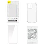 Чехол для телефона Baseus Corning Series для iPhone 14 Pro Max + защитное стекло ...