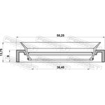 95HAY-38580914C, сальник привода! 38x58x9/13.8\ Kia Sorento 02-06