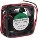 EF40201B1-000U-A99, EF Series Axial Fan, 12 V dc, DC Operation, 15m³/h, 560mW ...