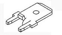 1217861-1 (Mouser Reel), Terminals TAB .250 STR QC TIN Reel of 1000