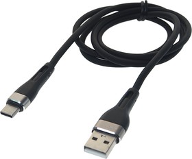 BX46 black, Кабель USB Type C 1м черный BOROFONE