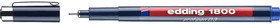 Капиллярная ручка-фломастер для черчения круглый наконечник, 0.3 мм, синий E-1800-0.3#3