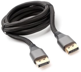 Фото 1/3 Кабель Cablexpert Кабель DisplayPort Cablexpert CC-DP8K-6 v1.4, 1.8м, 20M/20M, нейлоновая оплетка, метал. разъемы, пакет6 (118989) {100}