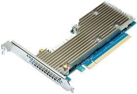 HBA-адаптер Broadcom LSI P411W-32P (05-50054-00) NVMe HBA Adapter, PCIe 4.0 x16 LP, 32port ( 4* int SFF8654), PEX88048,