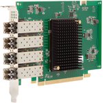 Сетевой адаптер Broadcom Emulex LPe35004-M2 Gen 7 (32GFC), 4-port, 32Gb/s, PCIe Gen3 x16, LC MMF 100m, трансиверы установлены, Not upgradabl