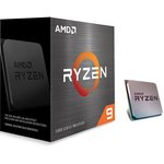 Центральный Процессор AMD RYZEN 9 5900X BOX (100-100000061WOF) (Vermeer, 7nm, C12/T24, Base 3,70GHz, Turbo 4,80GHz, Without Graphics, L3 64M