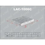 LAC-1006C, LAC-1006C Фильтр салонный LYNXauto