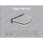 LAC1011C, Фильтр салона AUDI A3 03 /TT 06 , SEAT Alhambra 10 /Altea 04 /Leon 05 ...