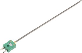 SYSCAL Type K Mineral Insulated Thermocouple 300mm Length, 4.5mm Diameter → +1100°C