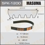 5PK-1200, Ремень поликлиновой 5PK1200 Masuma