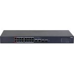 Коммутатор Dahua DH-CS4218-16ET-135 (L2) 16x100Мбит/с 2xКомбо(1000BASE-T/SFP) ...