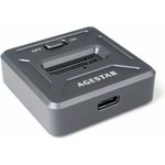 Док Станция SSD M.2 NVME AgeStar 31CBNV1C (GRAY) серый