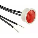 2620K1, Panel Mount Indicator Lamps Red Neon 105-125VAC w/SN2089 Speednut