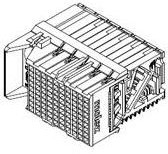 Фото 1/2 0761703020, Conn Daughter Card RCP 90 POS 1.9mm Press Fit RA Thru-Hole Impact™ Tray