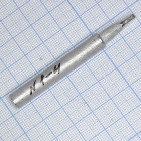 Soldering iron tip ZD N1-4 (ZD-929. 932), wedge 2.0mm, tip length 4.7cm.