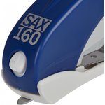 Степлер SAX 160 (N10) до 16 листов, энергосберегающий, антистеплер,син