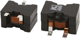 7443630700, Wurth, WE-HCF, 2013 Shielded Wire-wound SMD Inductor with a MnZn Core, 7 μH ±15% Flat Wire Winding 21A Idc