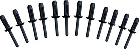Заклёпки пластиковые (50 шт; 6.3х25.2 мм) для ручного заклёпочника WDK-65483