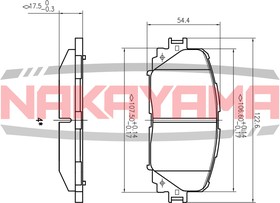 HP8642NY, Колодкитормозные дисковыекомплект