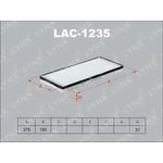 LAC-1235, LAC-1235 Фильтр салонный LYNXauto