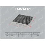 LAC-141C, LAC-141C Фильтр салонный LYNXauto