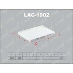 LAC-1902, LAC-1902 Фильтр салонный LYNXauto