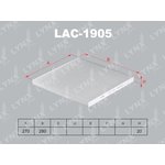 LAC-1905, LAC-1905 Фильтр салонный LYNXauto