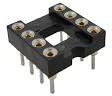 Фото 1/2 2.54mm Pitch Vertical 8 Way, Through Hole Turned Pin IC Dip Socket, 3A