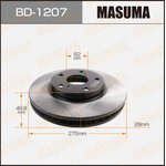 BD-1207, Диск тормозной MASUMA CAMRY, IPSUM, NOAH, AVENSIS/ ACV3#