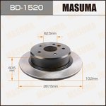 BD-1520, Диск тормозной MASUMA