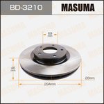 Диск тормозной передний MITSUBISHI ASX MASUMA BD-3210