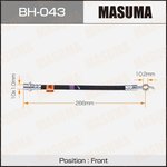 BH-043, Шланг тормозной Masuma