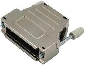 DSSKM15L-DB15S-K, D-Sub Standard Connectors D-SUB Socket, stamped contact, metalized plastic backshell, top & side entry 15w