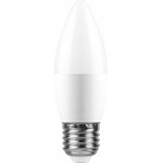 38111, Лампа светодиодная LED 13вт E27 белый матовая свеча