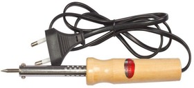 WD-30, (220В 30Вт), Паяльник 220В/30Вт, деревянная ручка, нихромовый нагреватель, жало 4мм