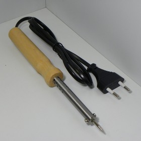 WD-40, (220В 40Вт), Паяльник 220В/40Вт, деревянная ручка, нихромовый нагреватель, жало 4мм