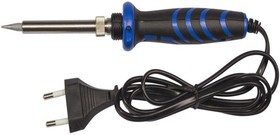 ZD-721N 25Вт, (220/25Вт, прорезиненная ручка), Паяльник 220В/25Вт с керамическим нагревателем, ручка с резиновыми вставками