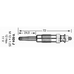 7906, 7906 / D-POWER1 Свеча накаливания ALFA-ROMEO: 125,BMW: E30,CITROEN ...