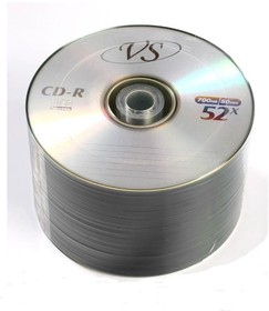 Фото 1/2 Носители информации CD-R, 52x, VS, Bulk/50, VSCDRB5003