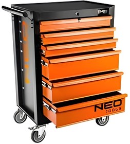 84-221, тележка для инструмента! 6 ящиков, 680x460x1030мм\, Neo | купить в розницу и оптом