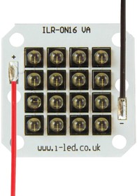 ILR-ON16-RED1- SC211-WIR200, Модуль светодиода, OSLON 80 16+ PowerCluster, Красный, 625 нм, 1136 лм, Квадрат