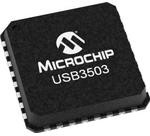 USB3503/ML, Low Speed/Full Speed/High Speed Hub Controller USB 2.0 3.3V/5V Tray 32-Pin SQFN EP