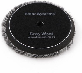 Фото 1/2 Gray Wool Pad - полировальный круг из серого меха, 130 мм SS531
