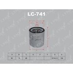 lc-741, Фильтр масляный ISUZU Trooper 2.8TD  91