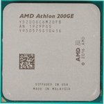 CPU AMD Athlon 200GE OEM (YD200GC6M2OFB) {3.2 GHz/2core/1+4Mb/SVGA RADEON Vega ...